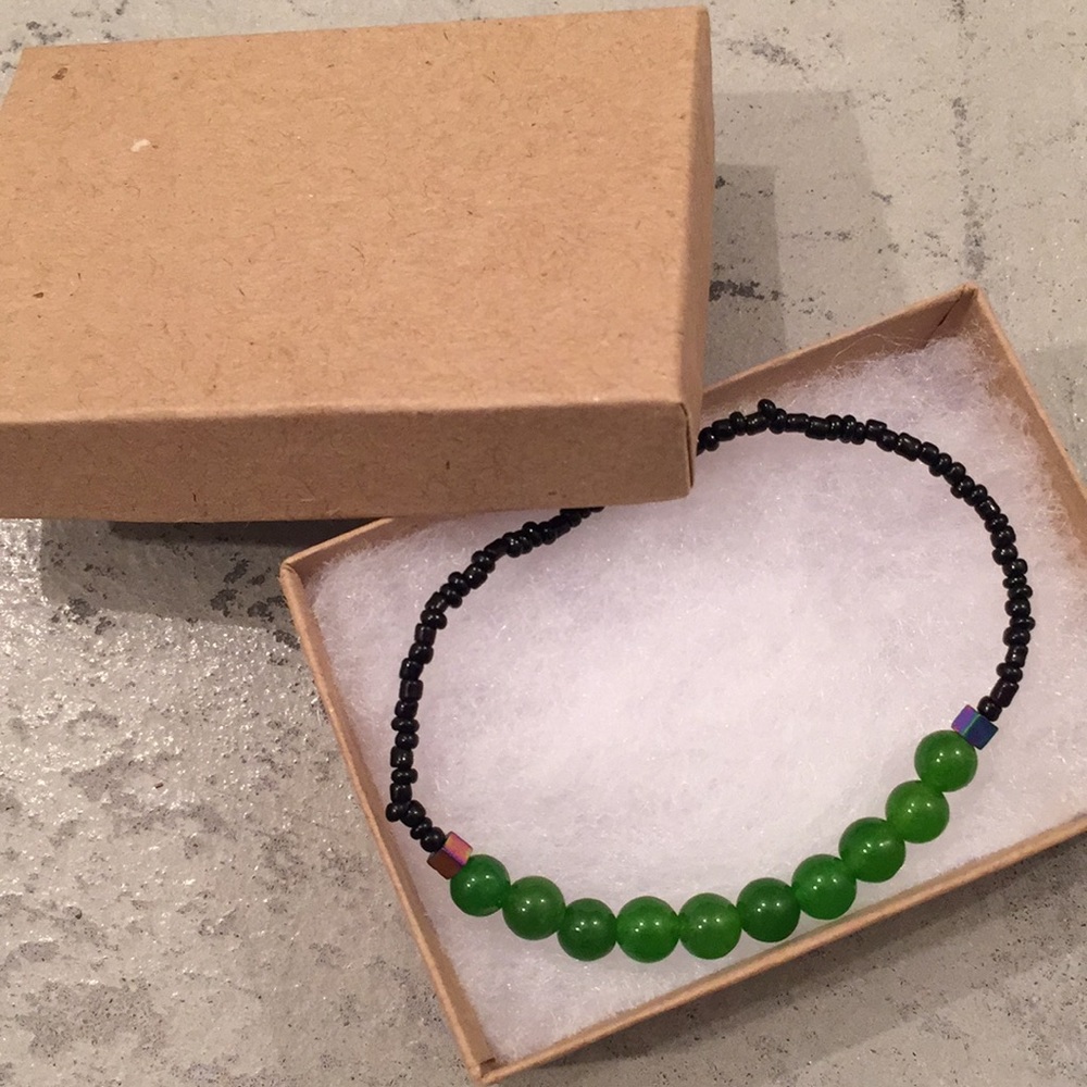 Natural jade bracelet